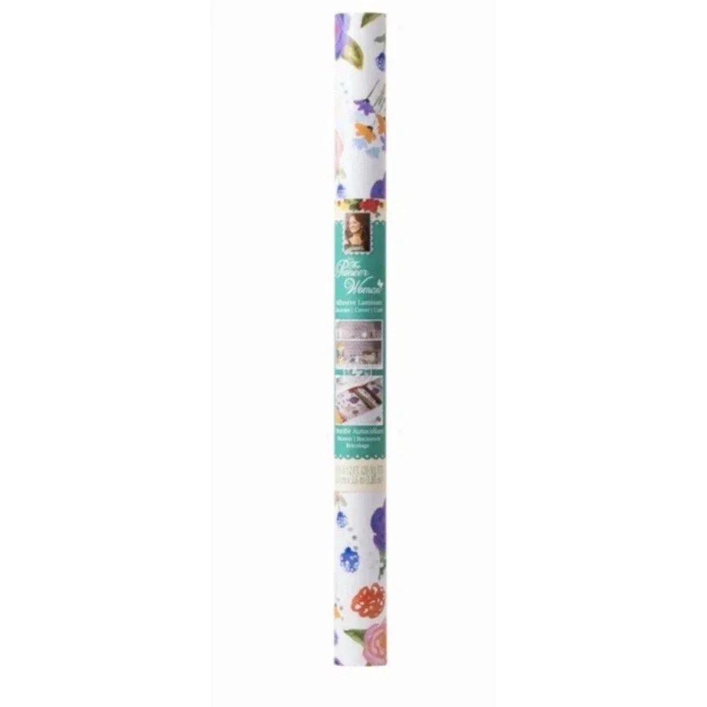 The Pioneer Woman Celia Floral Adhesive Laminate Drawer Shelf Liner 20in X 12 Ft